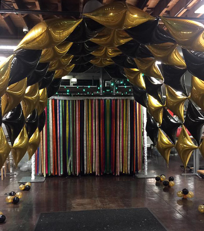 Bay Area Balloon - Entry Canopy Arch